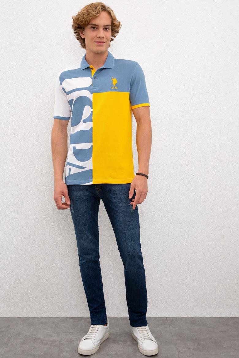 Erkek İndigo Tişört - 50219176038