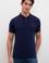 Erkek Lacivert Polo Yaka T-Shirt Basic