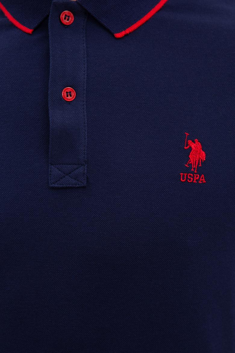 Erkek Lacivert Polo Yaka T-Shirt Basic - 50222592011