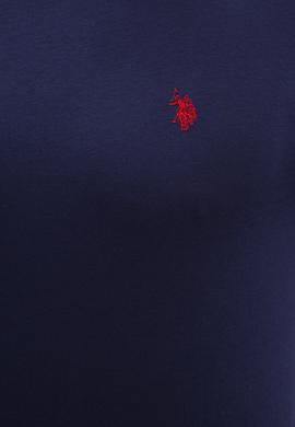 Erkek Lacivert Basic Tişört - 50222613021