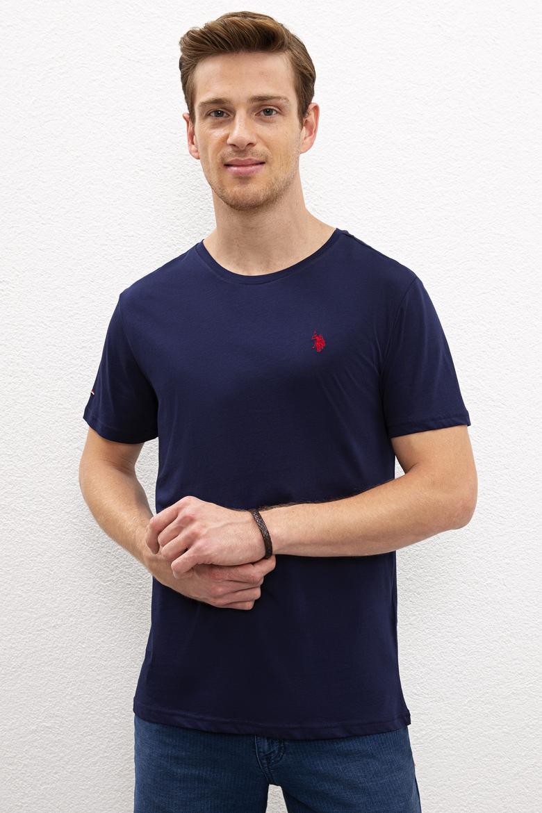 Erkek Lacivert Basic Tişört