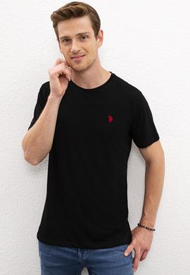 Erkek Siyah Basic Tişört - 50222613036