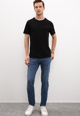 Erkek Siyah Basic Tişört - 50222613036