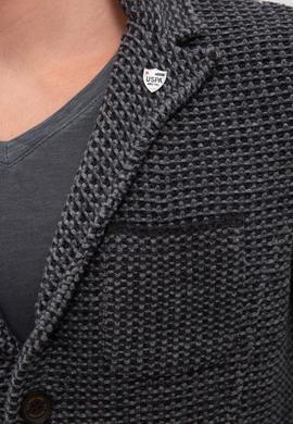 Erkek Gri Triko Hırka - 50207385011