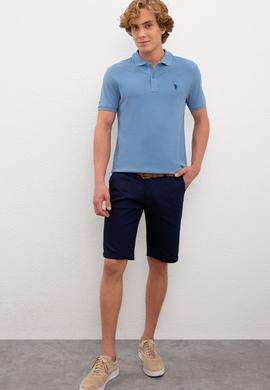 Erkek Lacivert Dokuma Şort - 50218368023