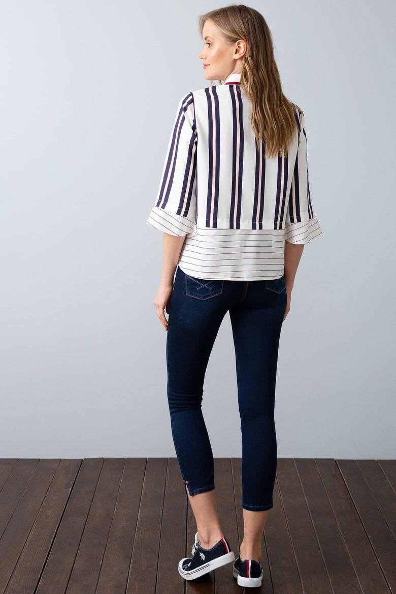 Kadın Mavi Denim Pantolon - 50202849007