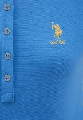 Kadın Kobalt Mavisi Polo Yaka T-Shirt Basic - 50217719112