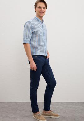 Erkek Koyu İndigo Chinos - 50218235028