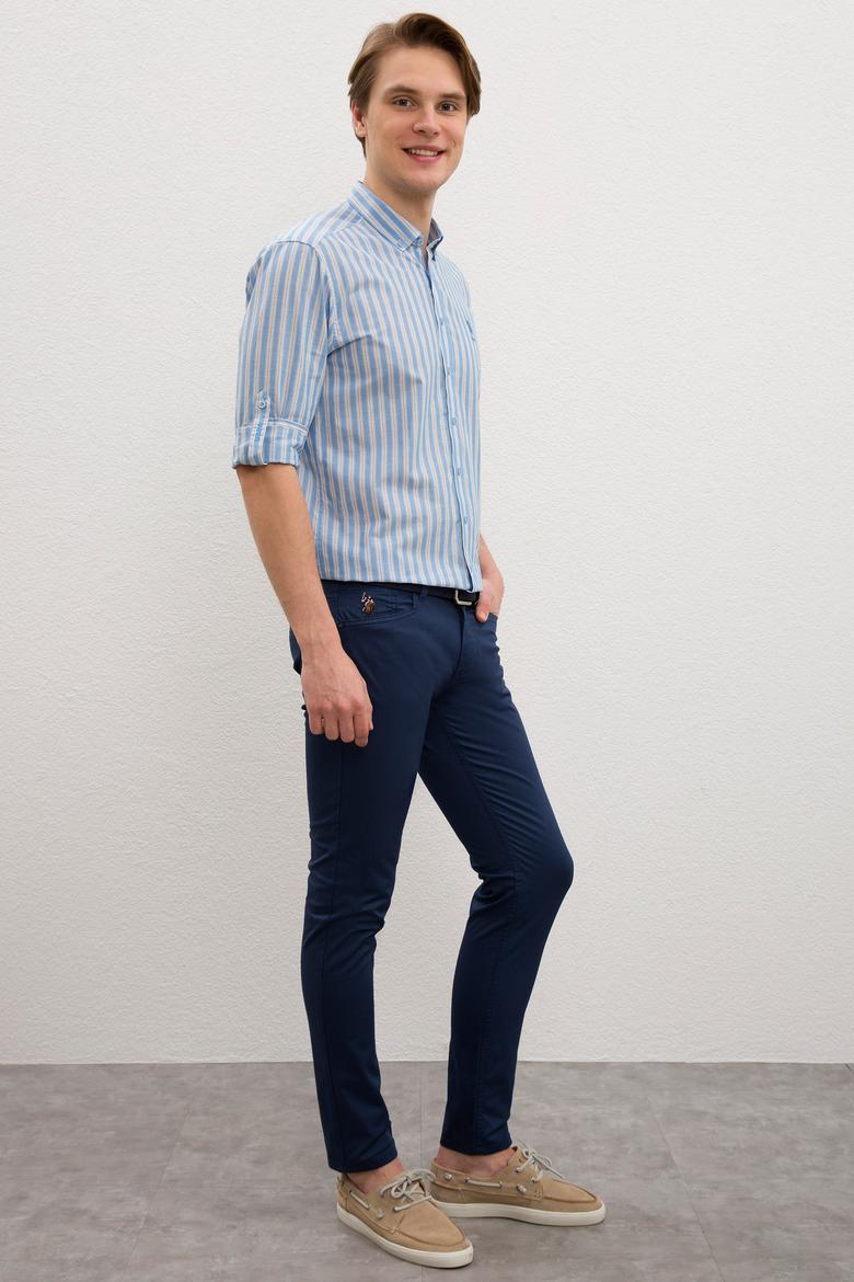 Erkek Koyu İndigo Chinos - 50218235028