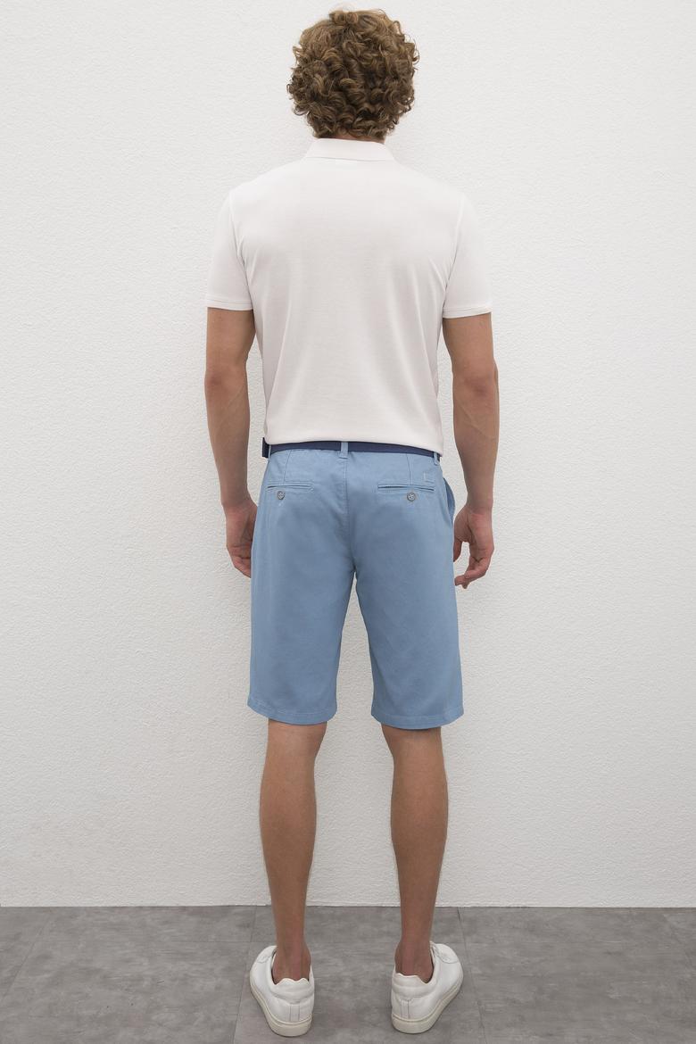 Erkek Yan Cepli Mavi  Bermuda - 50218368001