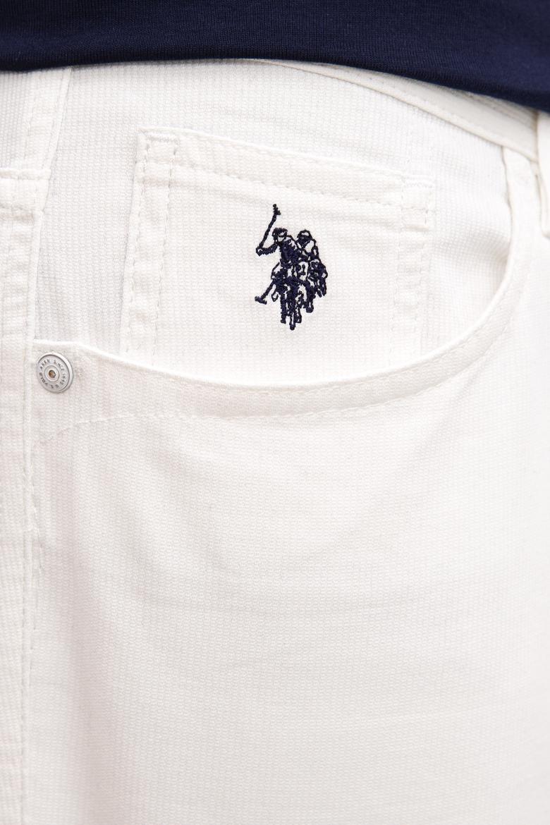 Erkek Beyaz Dokuma Şort - 50218326004