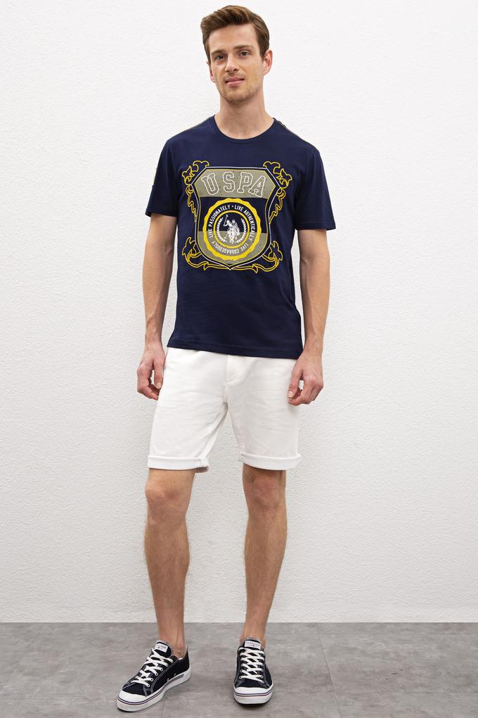 Erkek Beyaz Dokuma Şort