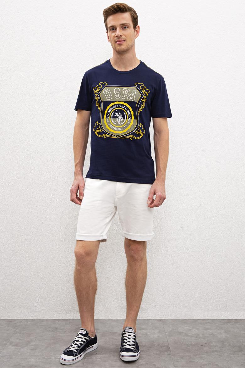 Erkek Beyaz Dokuma Şort