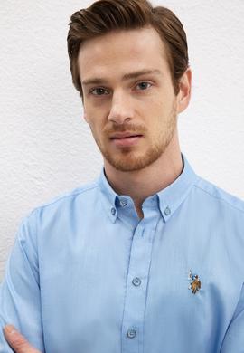 Erkek Mavi Gömlek Uzunkol Basic - 50218882200