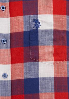 Erkek Kırmızı Uzun Kollu Gömlek - 50219364011