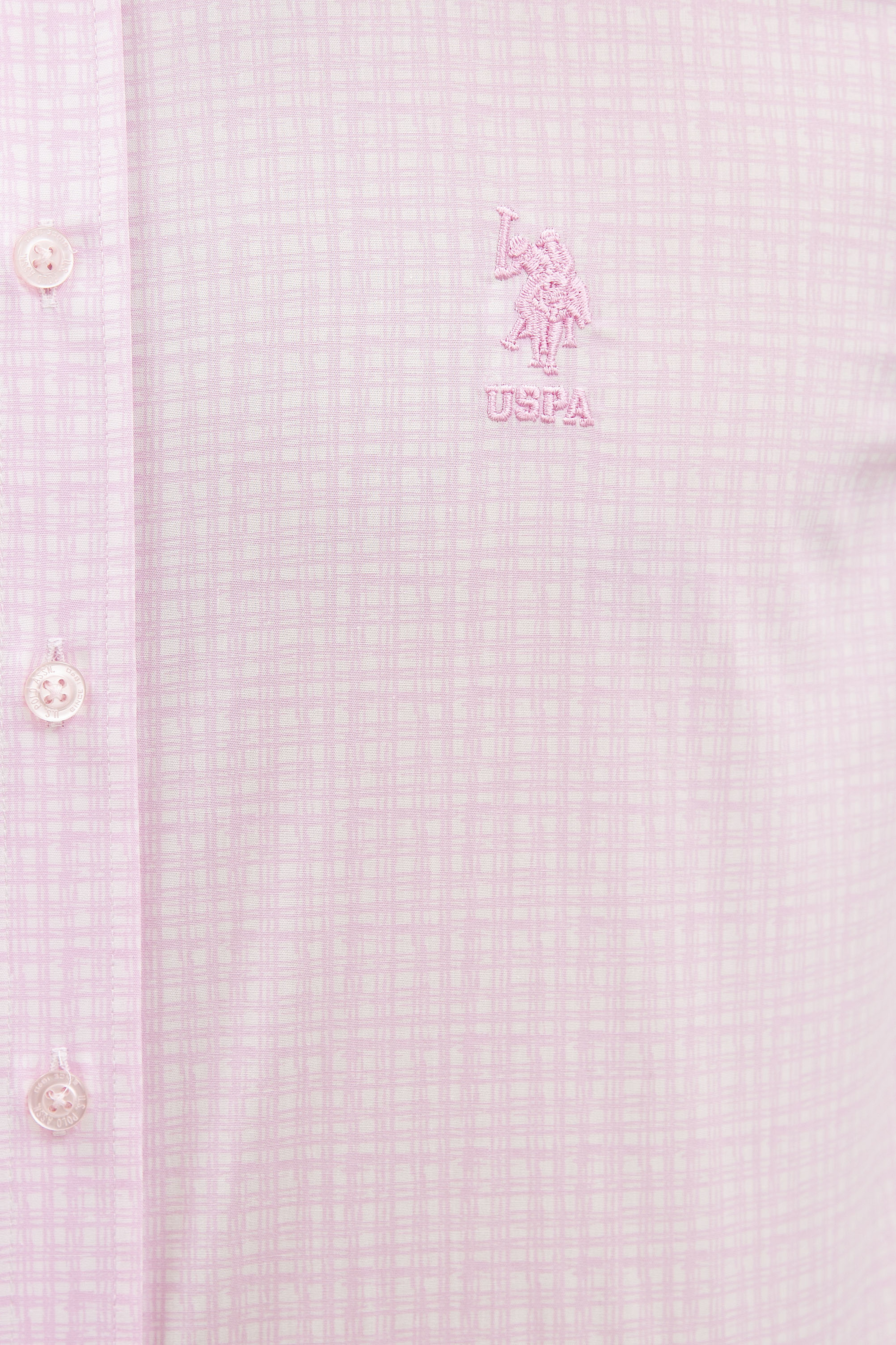 Erkek Pembe Uzun Kollu Gömlek - Image 5