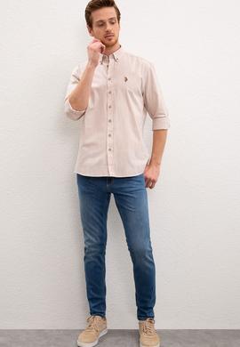 Erkek Kum Gömlek Uzunkol - 50219624008
