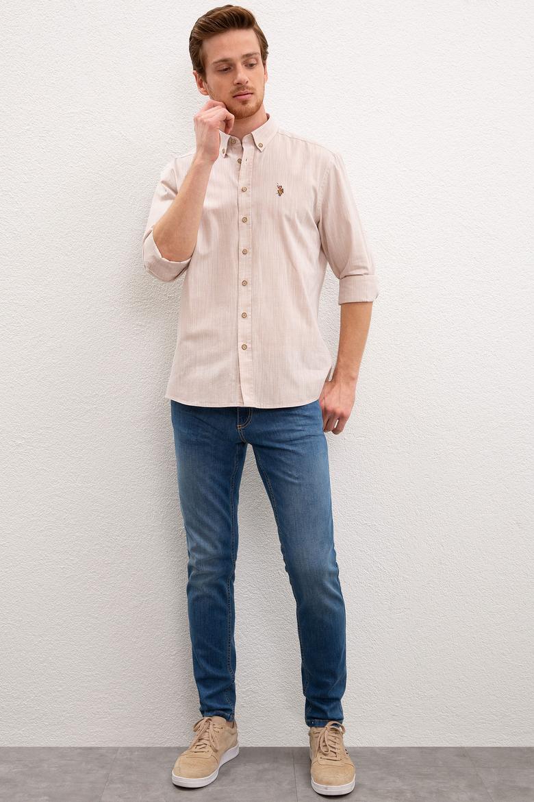 Erkek Kum Gömlek Uzunkol - 50219624008