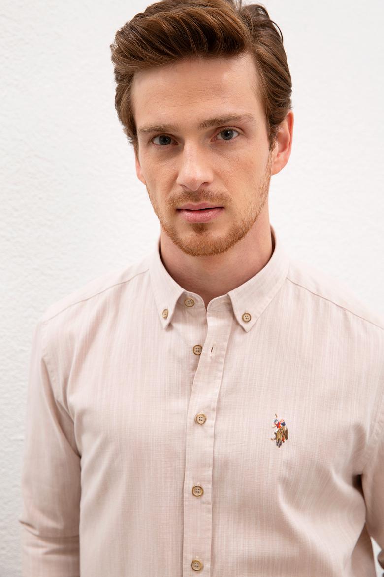 Erkek Kum Gömlek Uzunkol - 50219624008