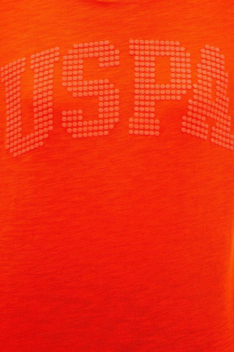 Kadın Nar Çiçeği Bisiklet Yaka T-Shirt - 50219882026