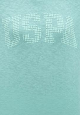 Kadın Mint Yeşili Bisiklet Yaka T-Shirt - 50219882038