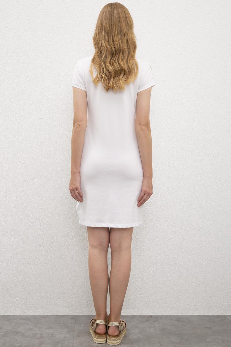 Kadın Beyaz Örme Elbise - 50221982013