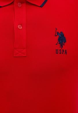 Erkek Basic Kırmızı Polo Yaka T-Shirt Basic - 50222031074