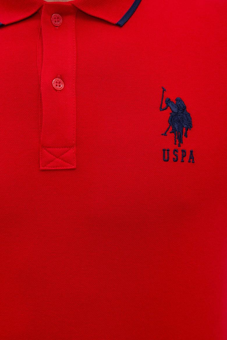 Erkek Basic Kırmızı Polo Yaka T-Shirt Basic - 50222031074