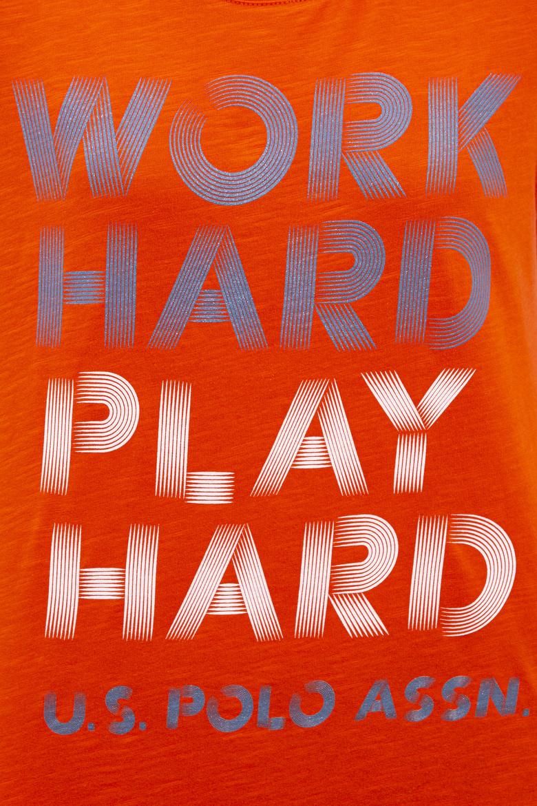 Kadın Kırmızı Bisiklet Yaka T-Shirt - 50222007007