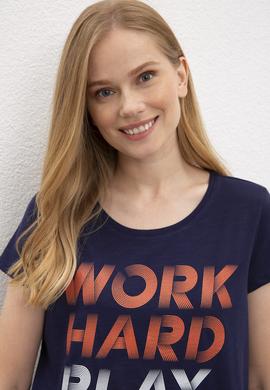 Kadın Lacivert T-Shirt - 50222007014