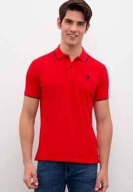 Erkek Kırmızı Basic Tişört - 50222592033