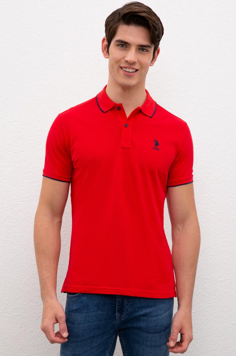 Erkek Kırmızı Basic Tişört