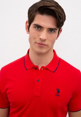 Erkek Kırmızı Basic Tişört - 50222592033