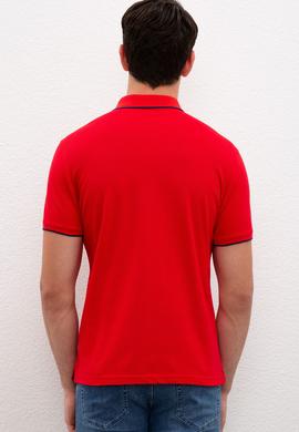 Erkek Kırmızı Basic Tişört - 50222592033