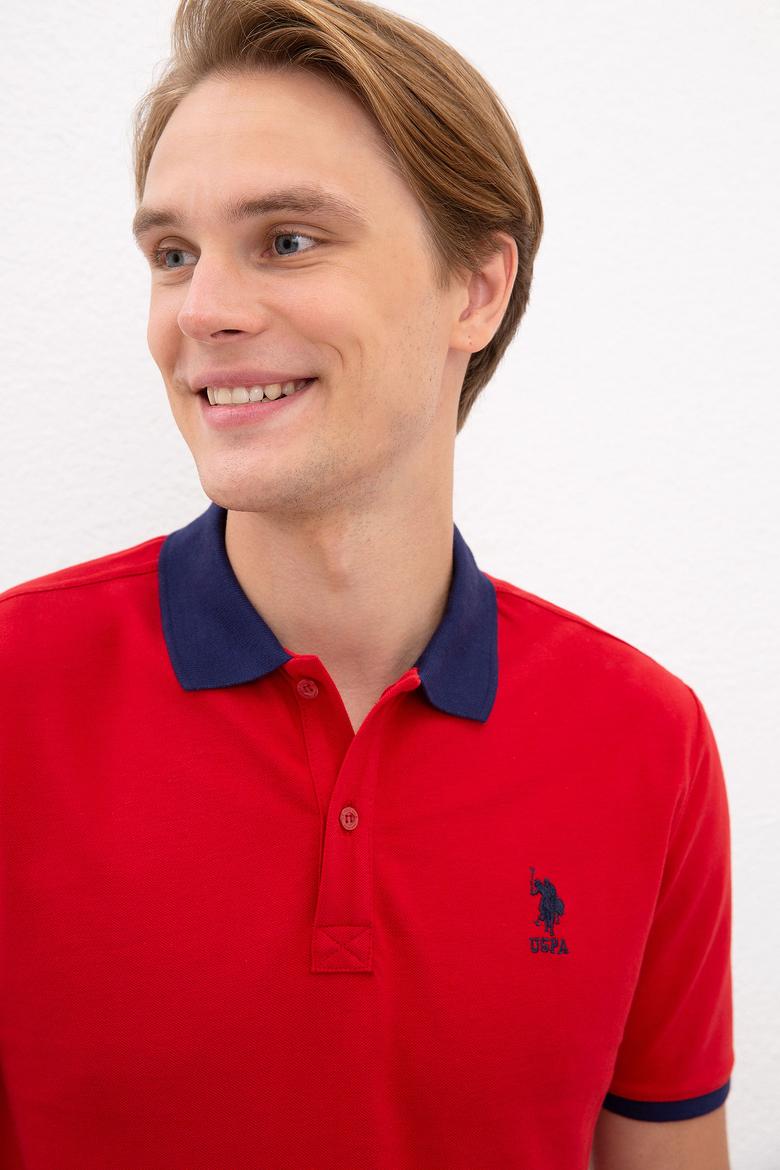 Erkek Koyu Kırmızı Polo Yaka T-Shirt - 50218823169