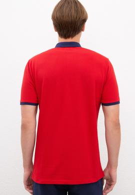 Erkek Koyu Kırmızı Polo Yaka T-Shirt - 50218823169
