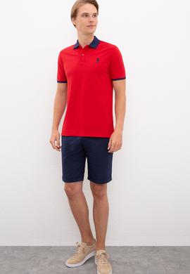 Erkek Koyu Kırmızı Polo Yaka T-Shirt - 50218823169