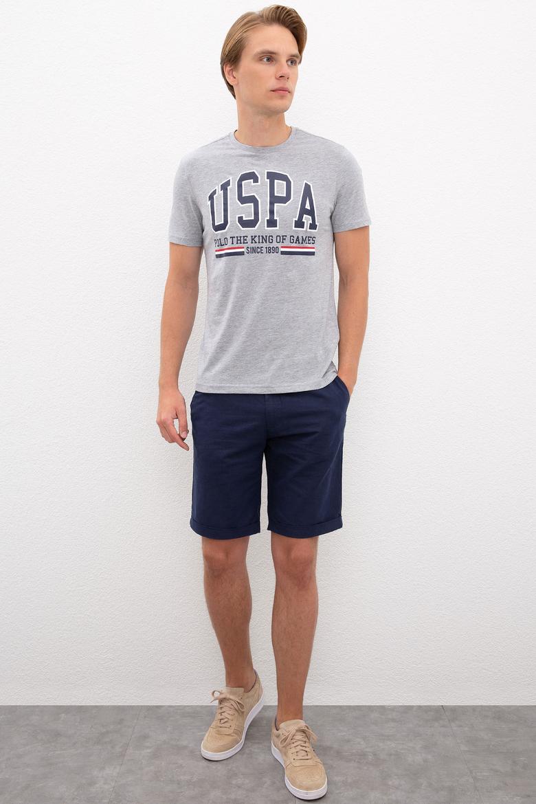 Erkek Gri Melanj Tişört - 50217813033