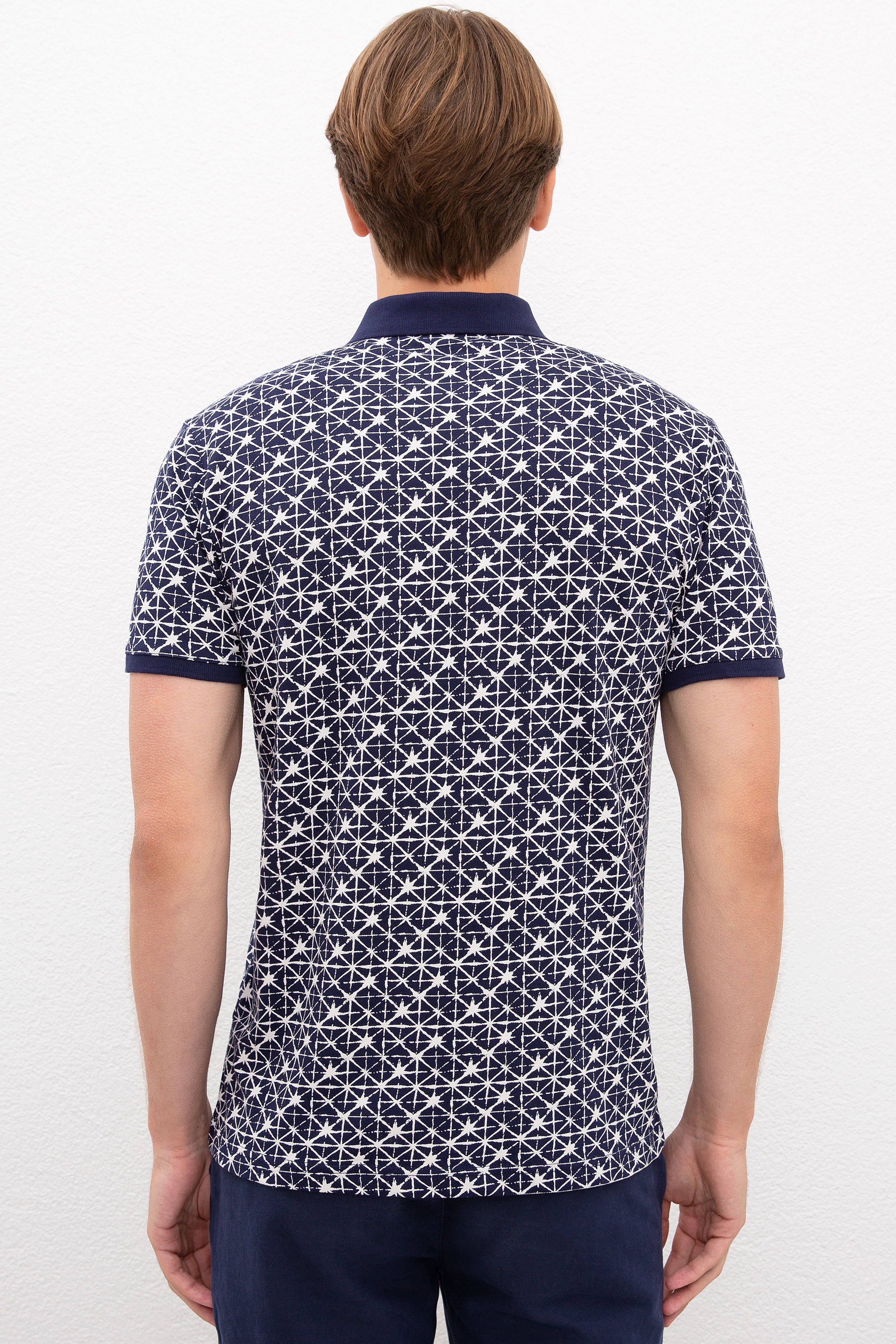 Erkek Lacivert Polo Yaka T-Shirt