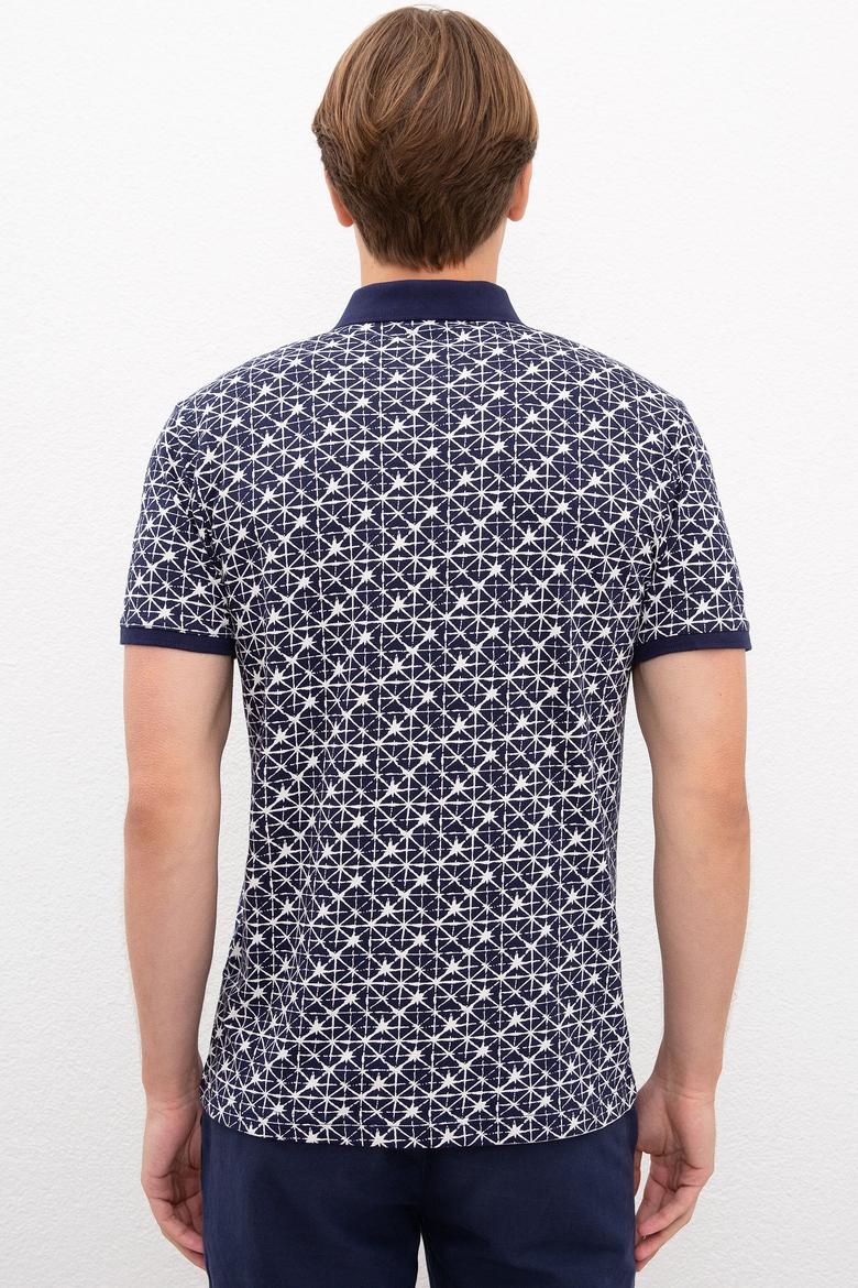 Erkek Lacivert Polo Yaka T-Shirt - 50217898028