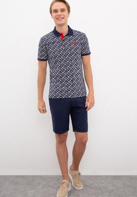 Erkek Lacivert Polo Yaka T-Shirt - 50217898028
