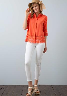 Kadın Beyaz Pantolon - 50199115002