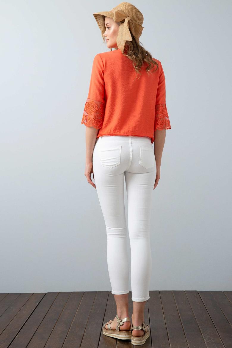 Kadın Beyaz Pantolon - 50199115002