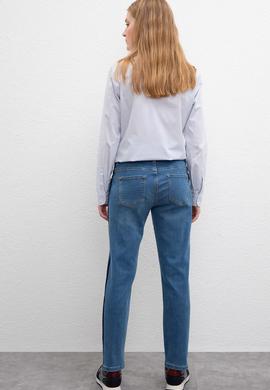 Kadın Mavi Denim Pantolon - 50202998004