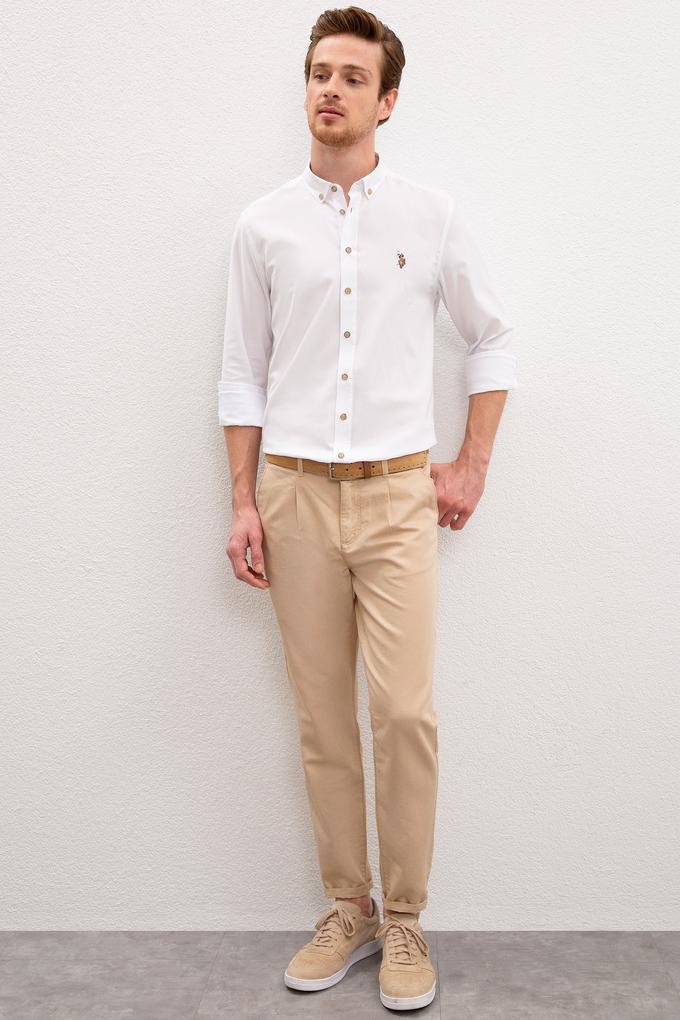 Erkek Kum Kanvas Pantolon