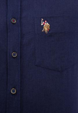 Erkek Lacivert Gömlek Kısakol - 50218909003