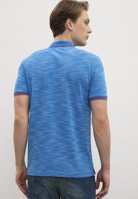 Erkek Kobalt Polo Yaka T-Shirt - 50219132025