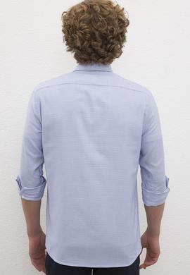 Erkek Mavi Gömlek Uzunkol - 50219605019