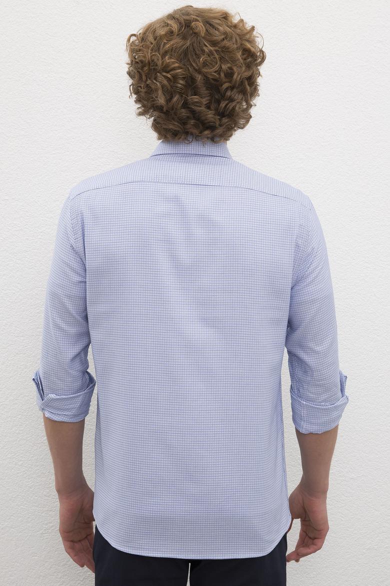 Erkek Mavi Gömlek Uzunkol - 50219605019