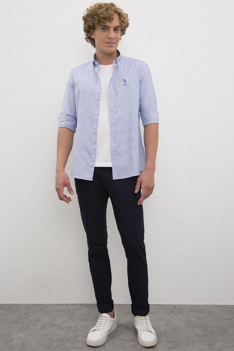 Erkek Mavi Gömlek Uzunkol - 50219605019